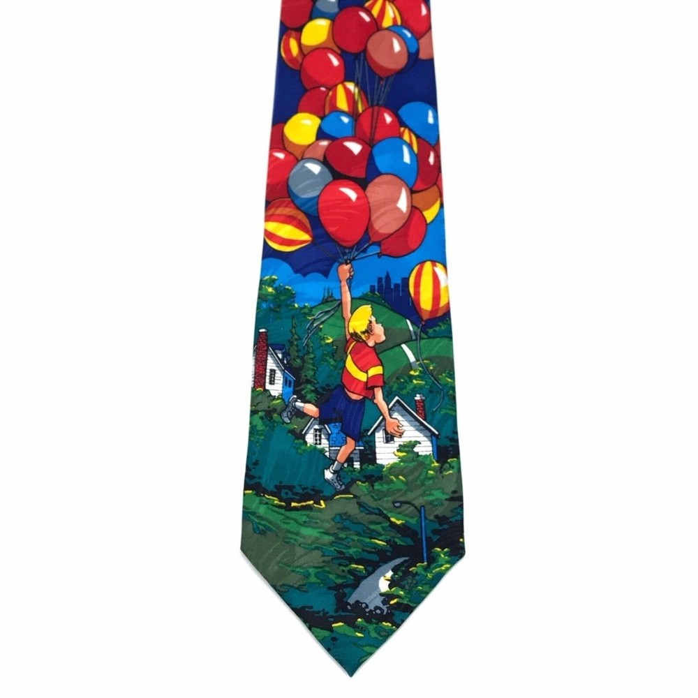 Children’s Miracle Network Tie Child With Balloons Novelty Necktie Silk WearTies